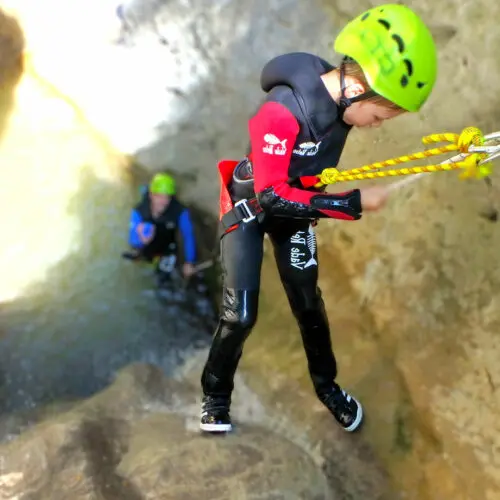 Canyoning familial d'initiation de la Balène dans le Verdon | ROCKSIDERS