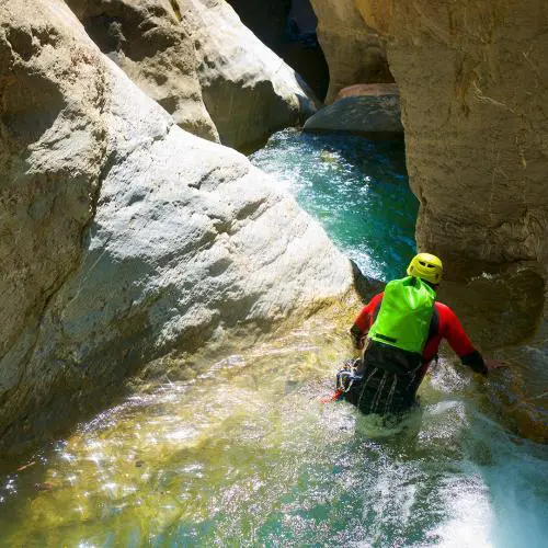 Canyoning sportif du Riolan dans le Verdon avec ROCKSIDERS