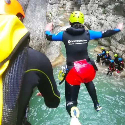 Canyoning ludique de St auban dans le Verdon avec ROCKSIDERS