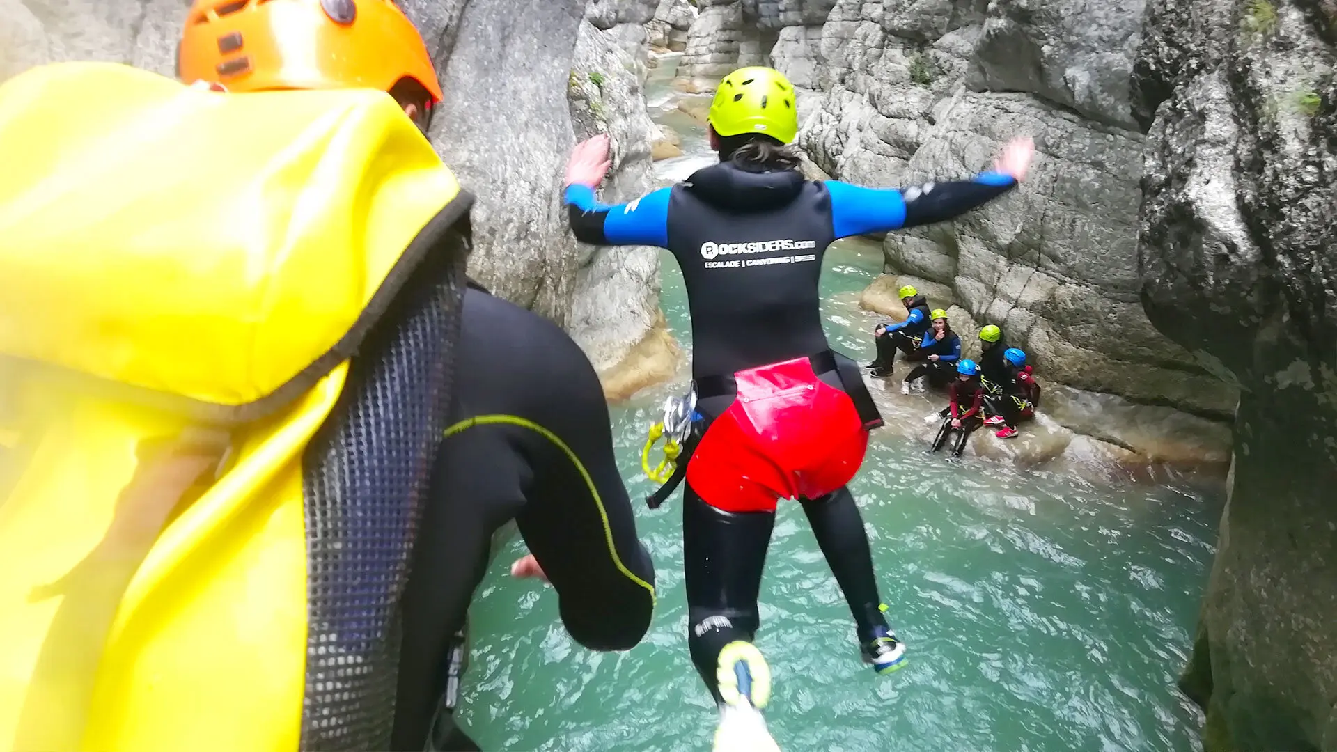 Canyoning ludique de St auban dans le Verdon avec ROCKSIDERS