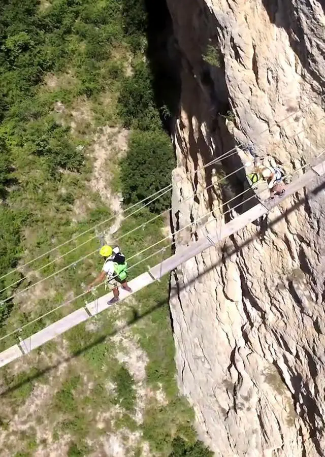 Via ferrata Grande Fistoire avec Insider ROCKSIDERS