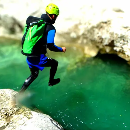 Canyoning aquatique de découverte des gorges du verdon dans le Couloir Samson avec ROCKSIDERS