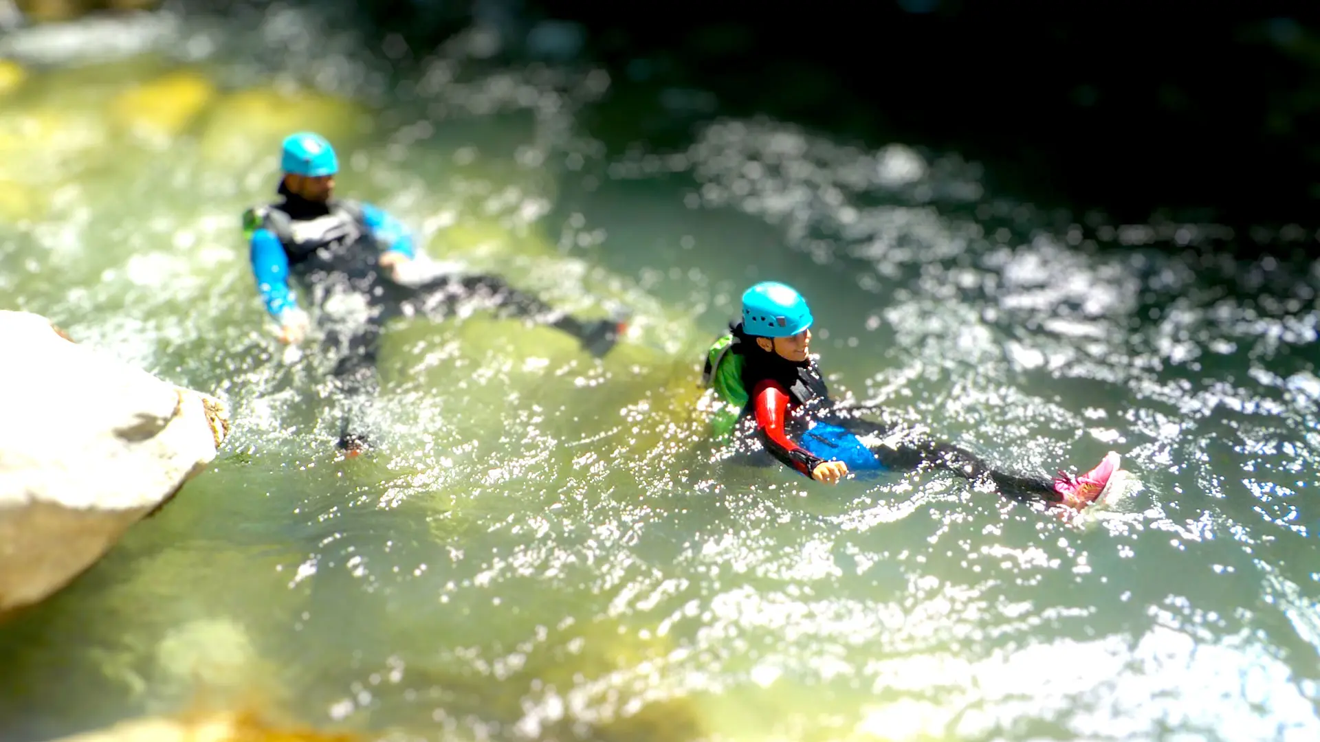 Initiation au canyoning sur le Verdon avec ROCKSIDERS