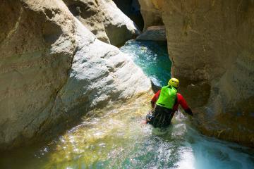 Canyoning sportif du Riolan dans le Verdon avec ROCKSIDERS