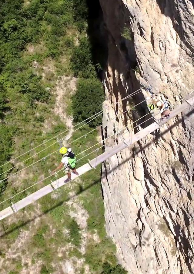 Via ferrata Grande Fistoire avec Insider ROCKSIDERS