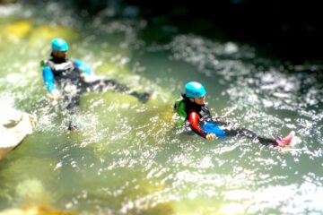 Initiation au canyoning sur le Verdon avec ROCKSIDERS