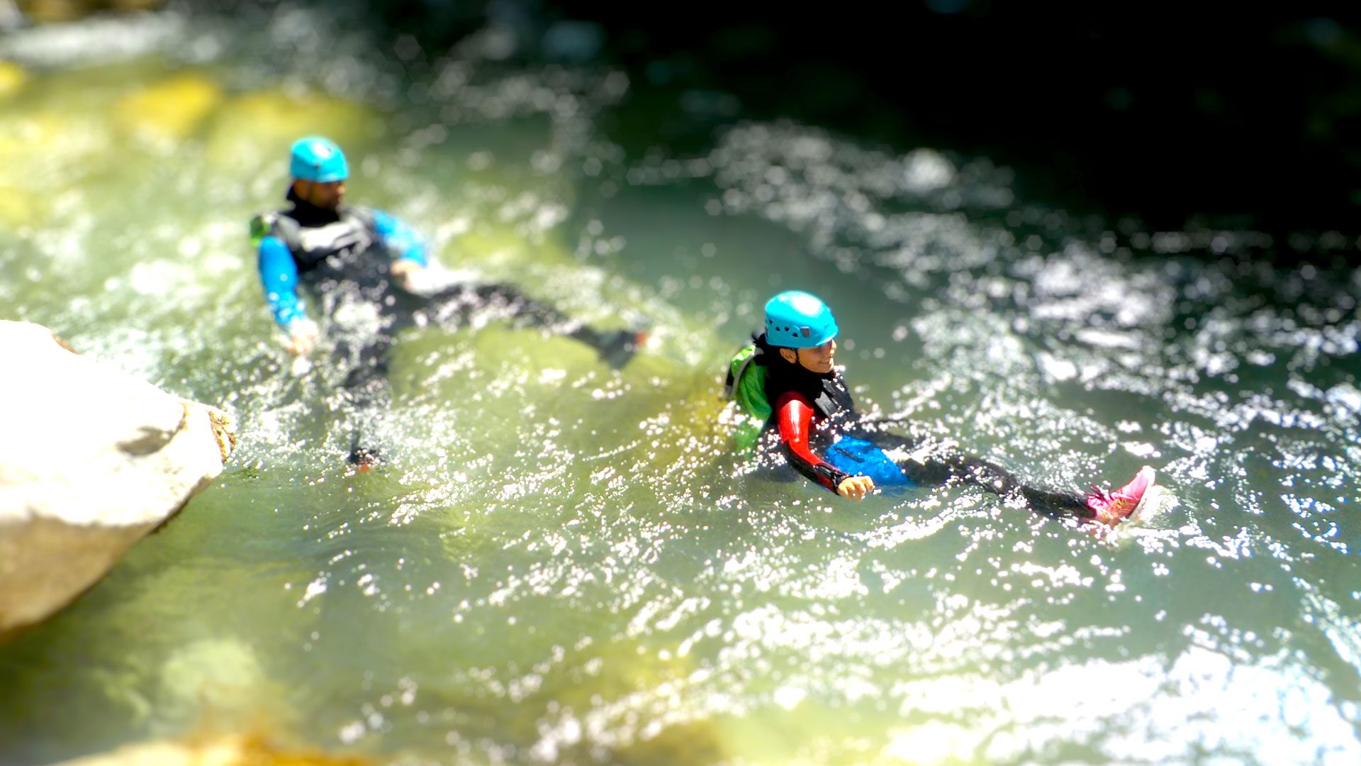 Initiation au canyoning sur le Verdon avec ROCKSIDERS